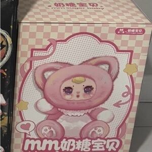 MM奶糖宝贝 Pink Plush Doll Toy by